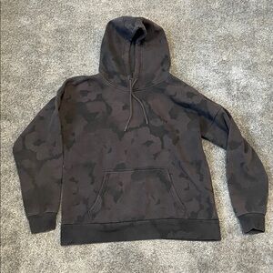 EC Lazy Pants Black / Grey "Stay Golden" Hoodie - Size Medium